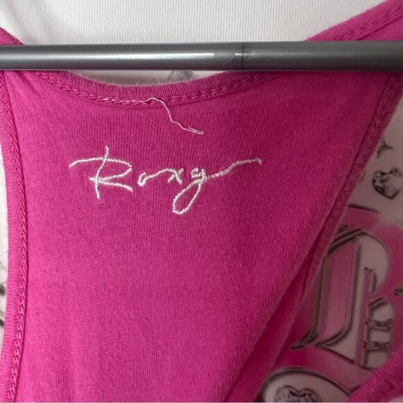 Roxy tank top stripes candy Colors strappy pink and White Striped beach surf - Picture 5 of 8